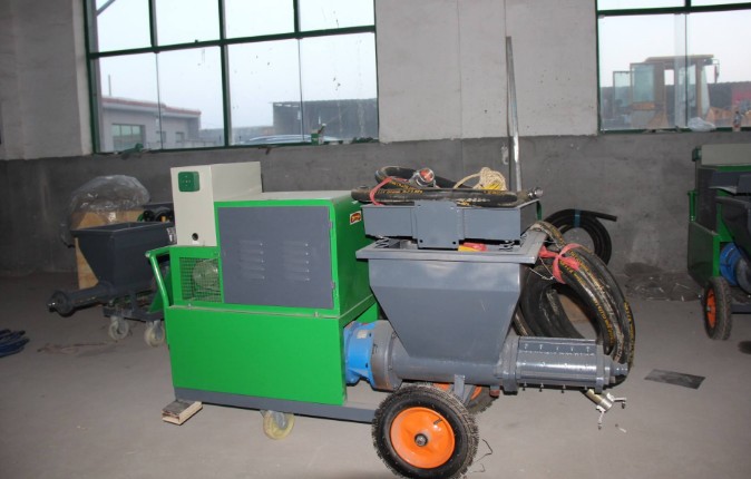 What Are The Characteristics Of The Cement Plaster Spraying Machine