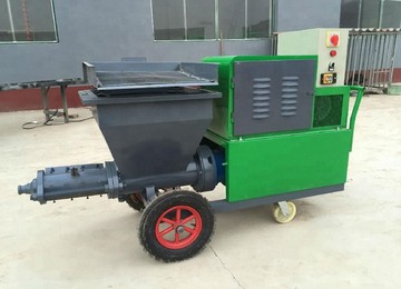 Automatic Mortar Spraying Machine Further Improves The Progress Of The Work