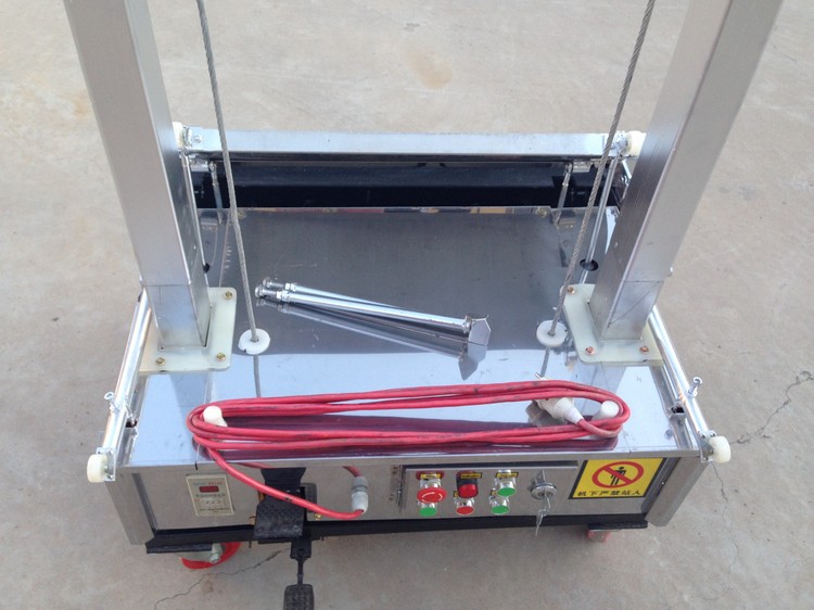 DR1000-6 Automatic Construction Wire Rope Wall Plastering Machine