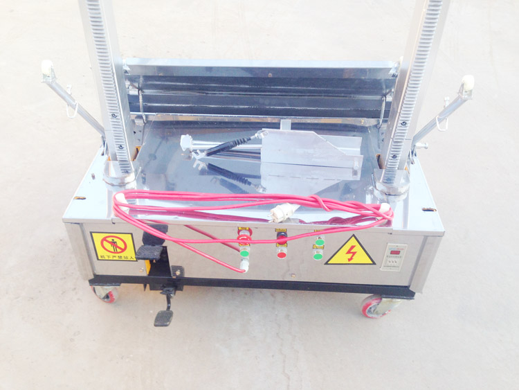 DR1000-6 Wire Rope Transmission Wall Finishing Machine Cement Plaster Machine