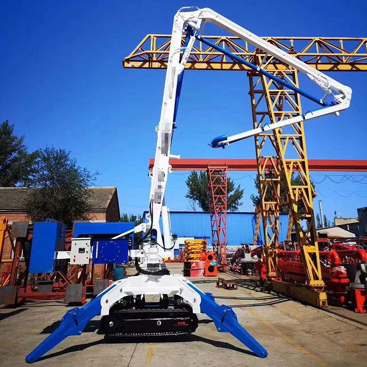 Construction Pouring Walking Hydraulic Placing Boom Concrete Spreader For Sale